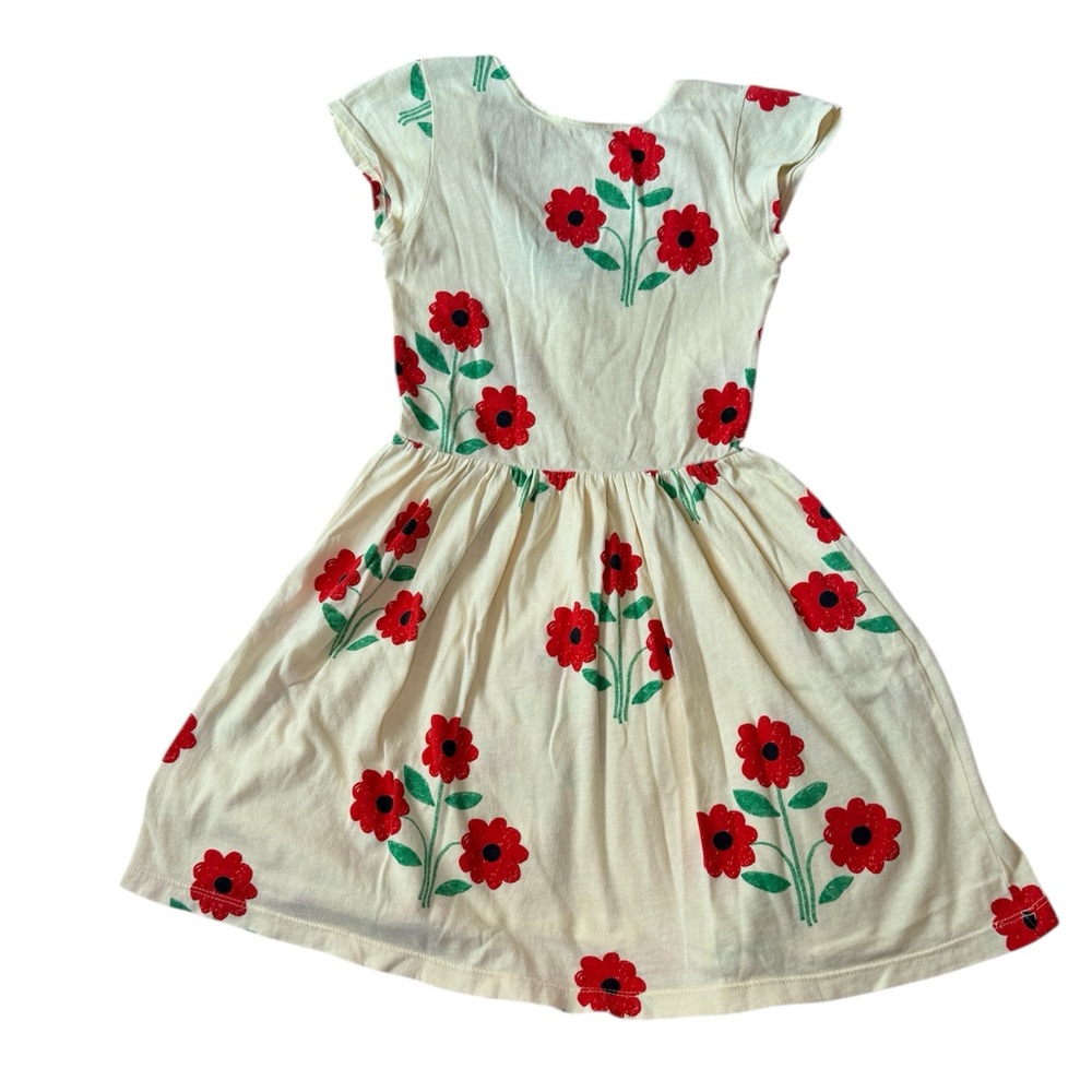 The Animals Observatory TAO Red Floral Dress - Size 8 (Fits 6-7Y)